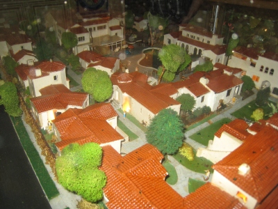 Garden of Allah Hotel scale model