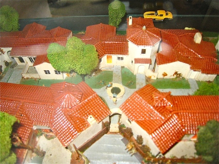 Garden of Allah Hotel scale model